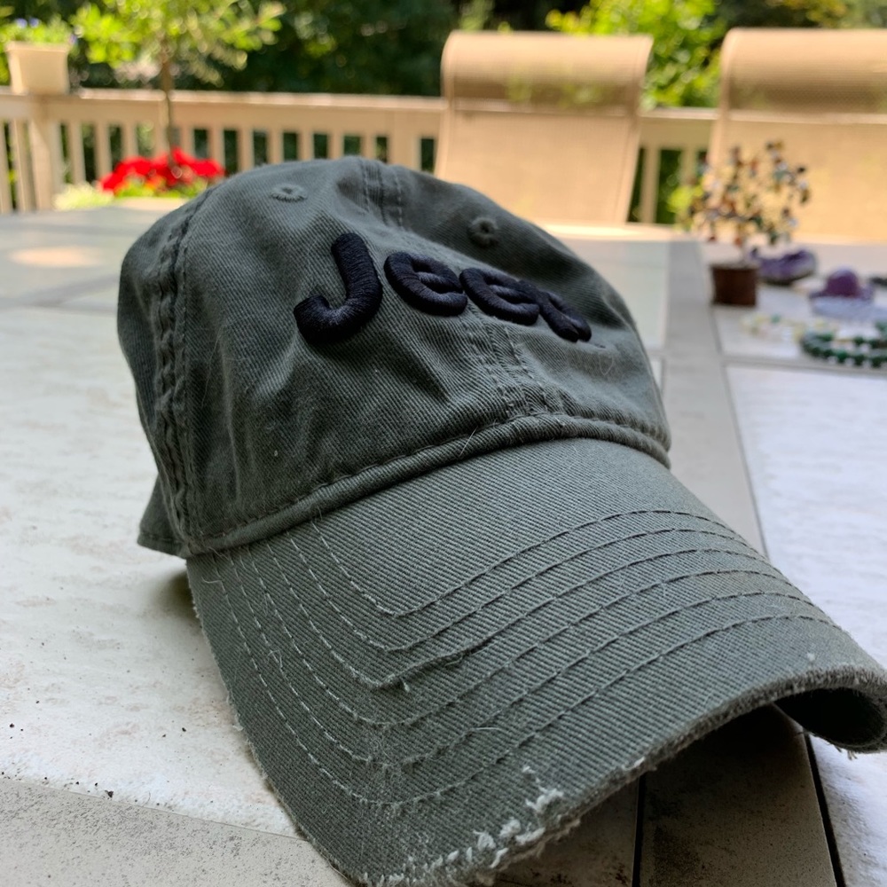 Distressed Jeep Baseball Cap